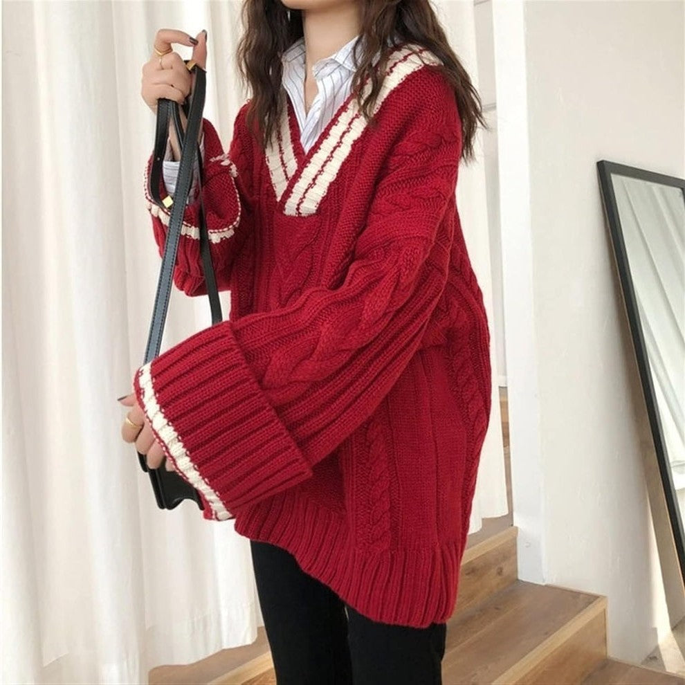 Oversized Cable Knit Sweater