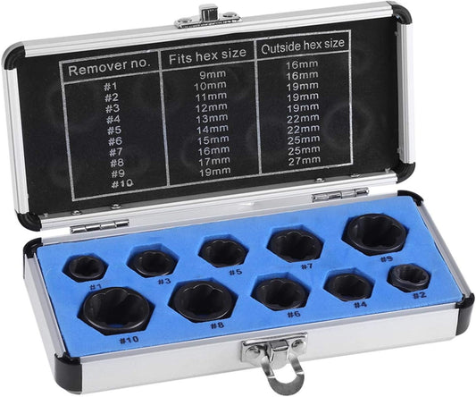 Damaged Bolt/Nut  Extractor – 10 Pcs