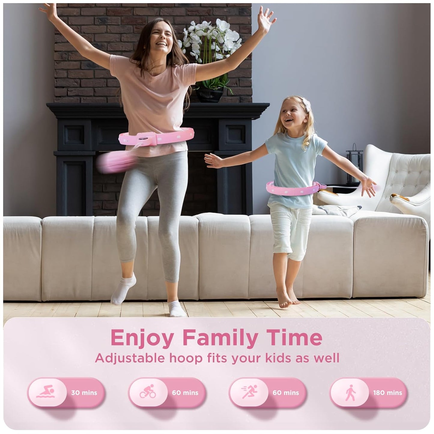 Smart Weighted Hula Hoop with Digital Counter Display