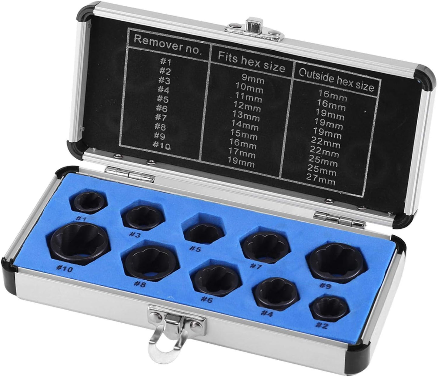 Damaged Bolt/Nut  Extractor – 10 Pcs