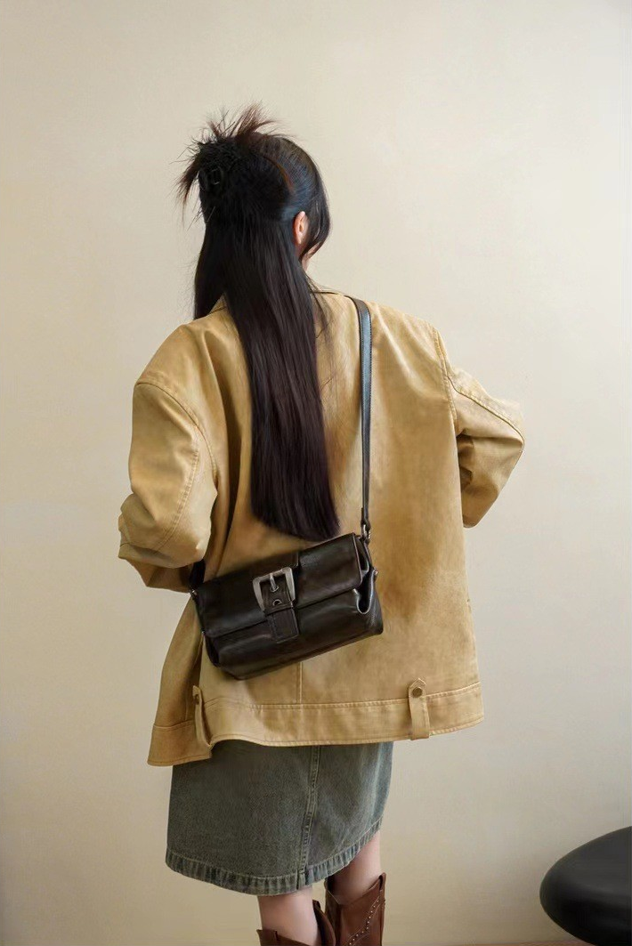 Retro Flap Shoulder Bag
