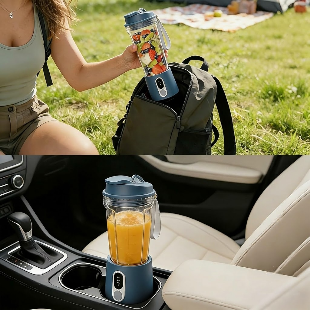USB Rechargeable Portable Blender & Smoothie Maker – 500ml