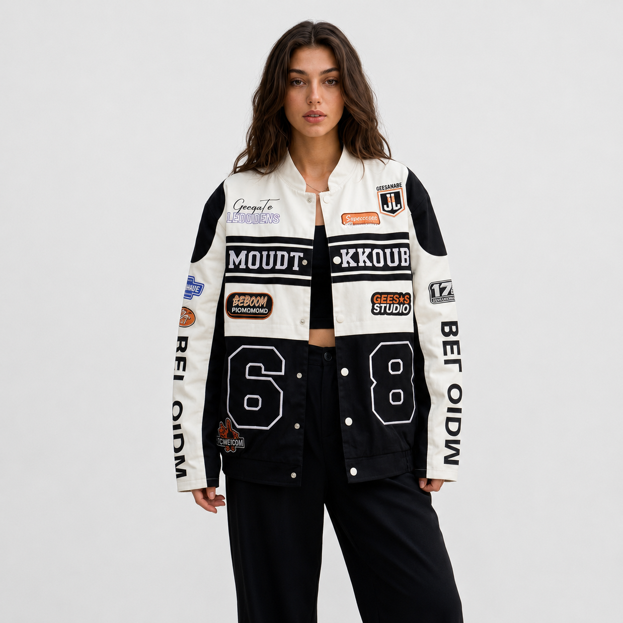 Retro Detachable Varsity Jacket, Unisex