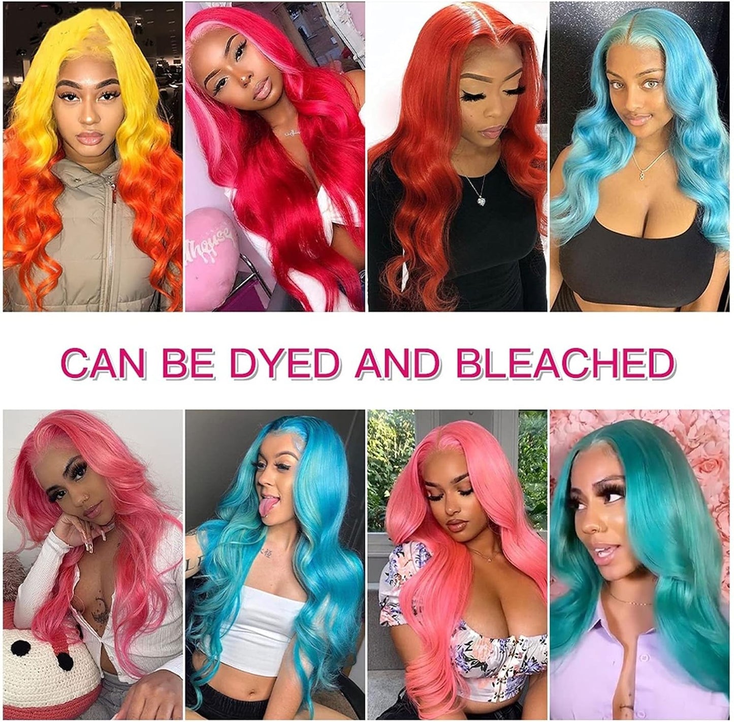 13x4 Lace Front Real Human Hair Body Wave Wig – 14-inch/35.5cm