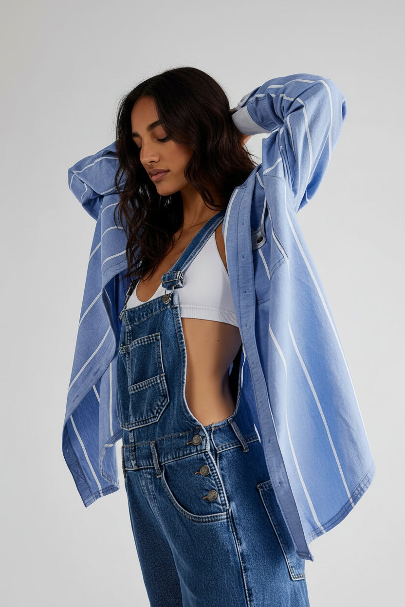 Women's Denim Bib Overalls