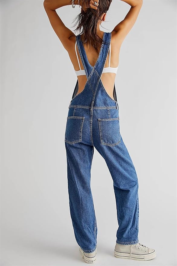 Women's Denim Bib Overalls