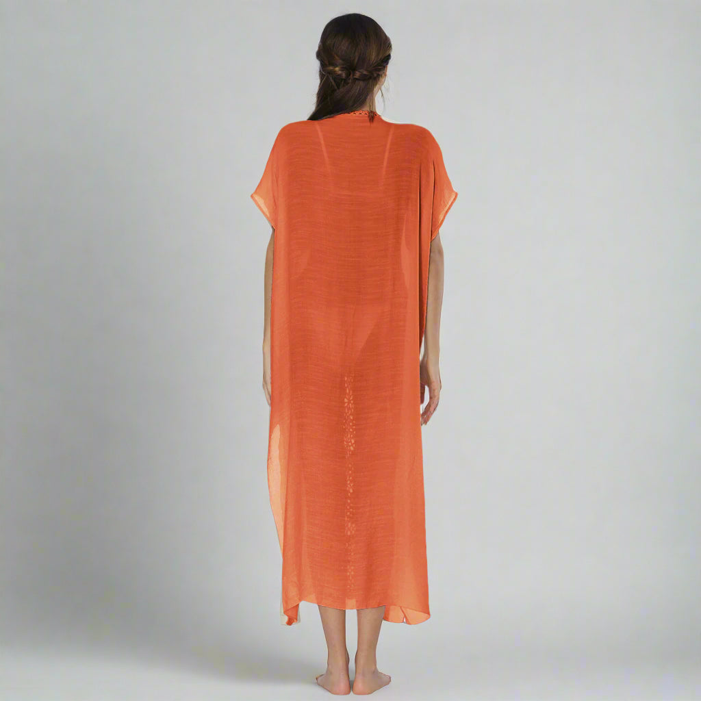 Caftan-Style Boho Beach Cover-Up