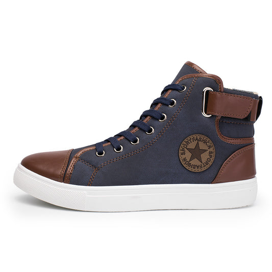 Men's High-Top Canvas Sneakers