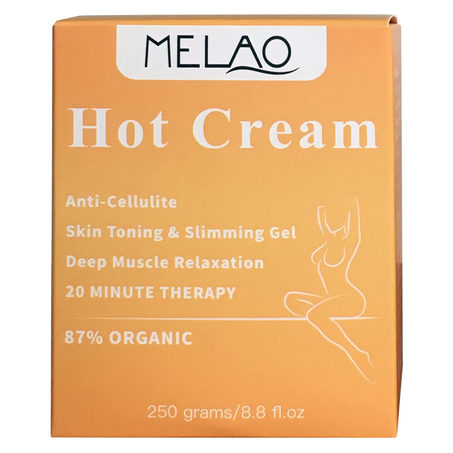 MELAO Hot Cream, Anti-Cellulite, Skin Toning & Slimming Massage Gel