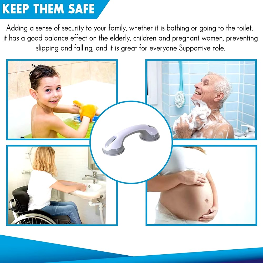 Suction Bathroom Safety Grab Bar