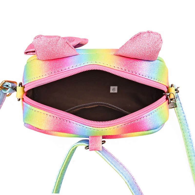 Girl's Cute Cat Ear Convertible Mini Bag