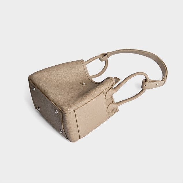 Genuine Cowhide Leather Convertible Shoulder Bag