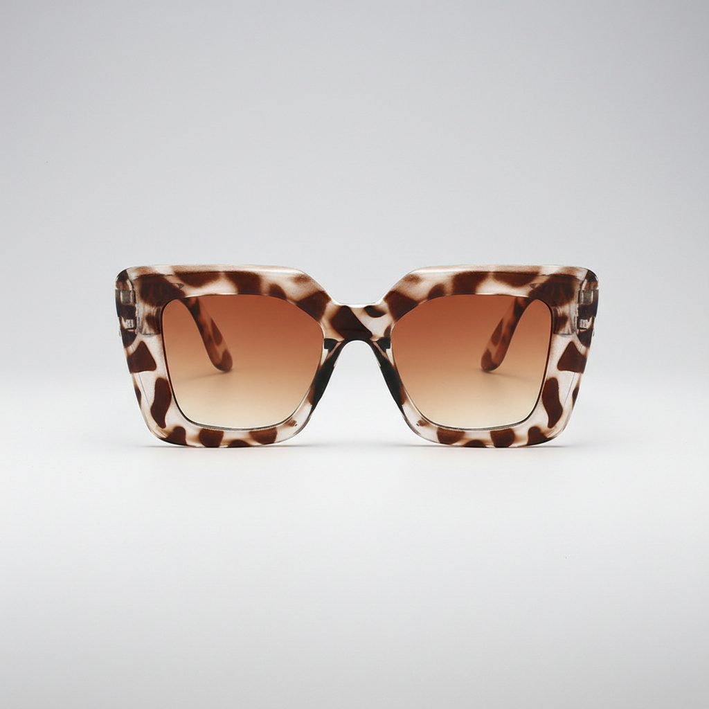 Oversized Square Retro Sunglasses – Polarized