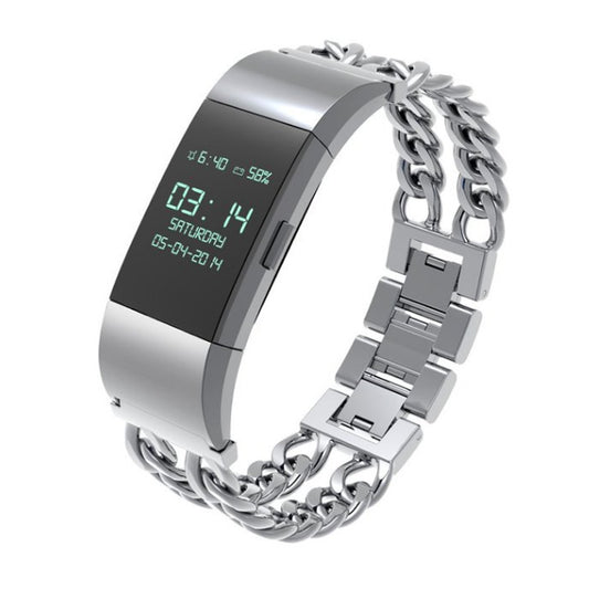 Fitbit Charge 2 Activity/Fitness Tracker with Stainless Steel Link Bracelet Band