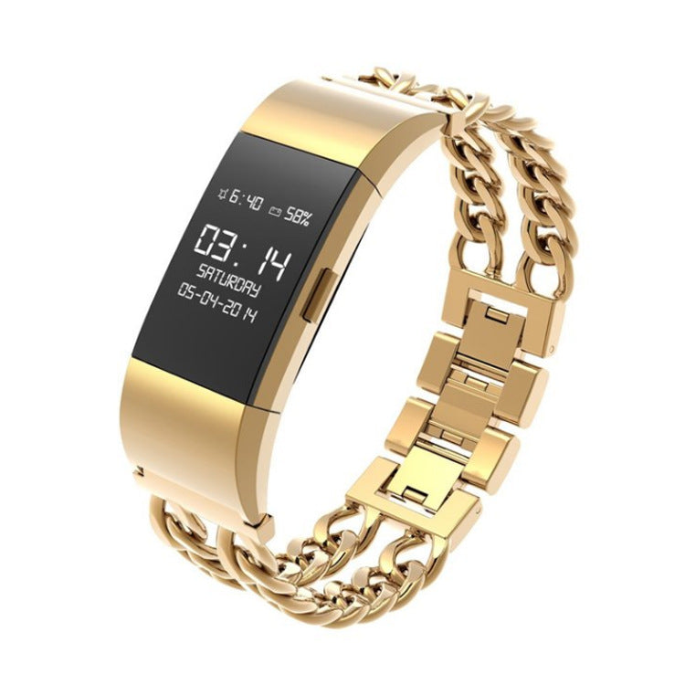 Fitbit Charge 2 Activity/Fitness Tracker with Stainless Steel Link Bracelet Band