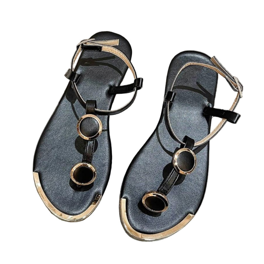 Women's T-Strap Flat Sandals