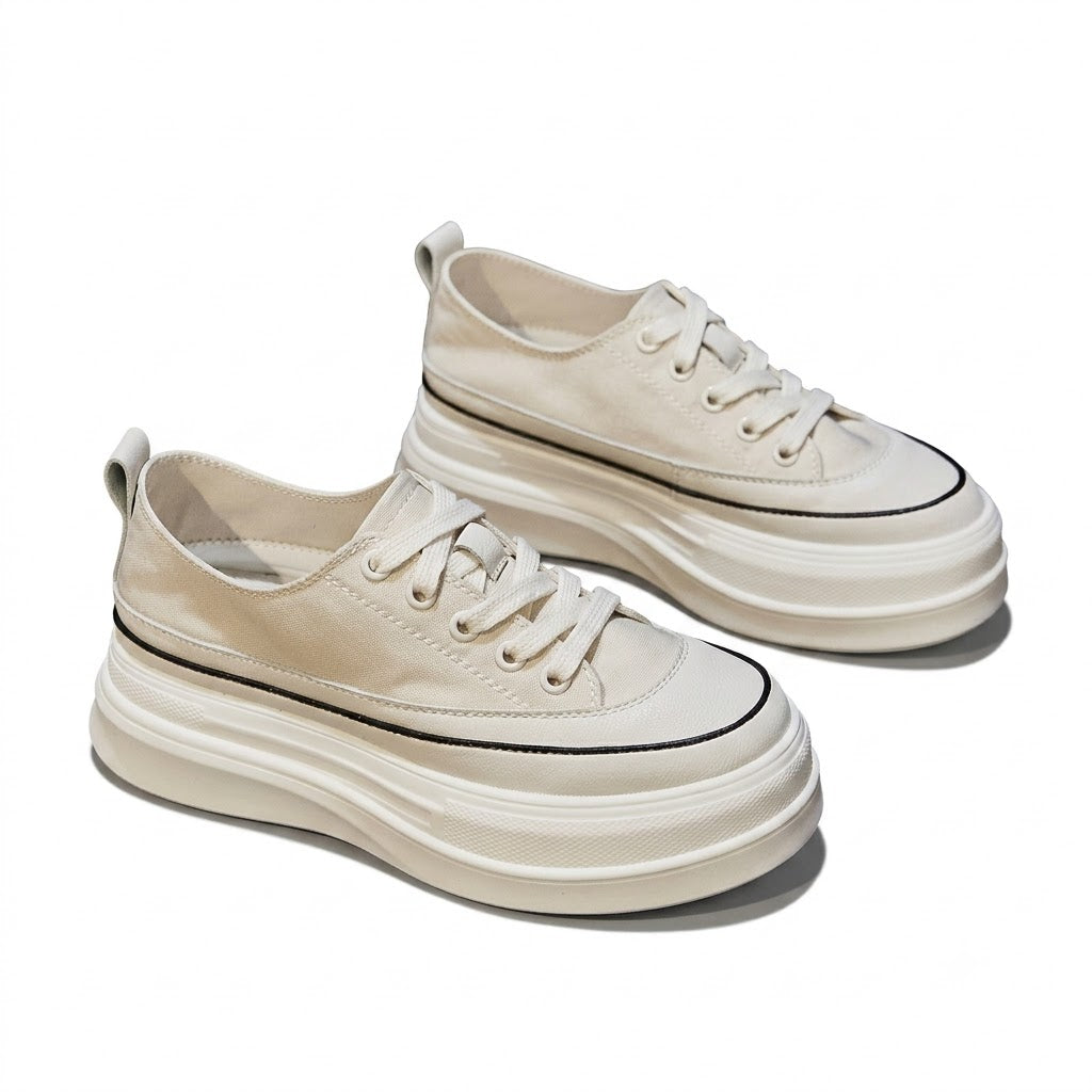 Women's Platform Canvas Sneakers