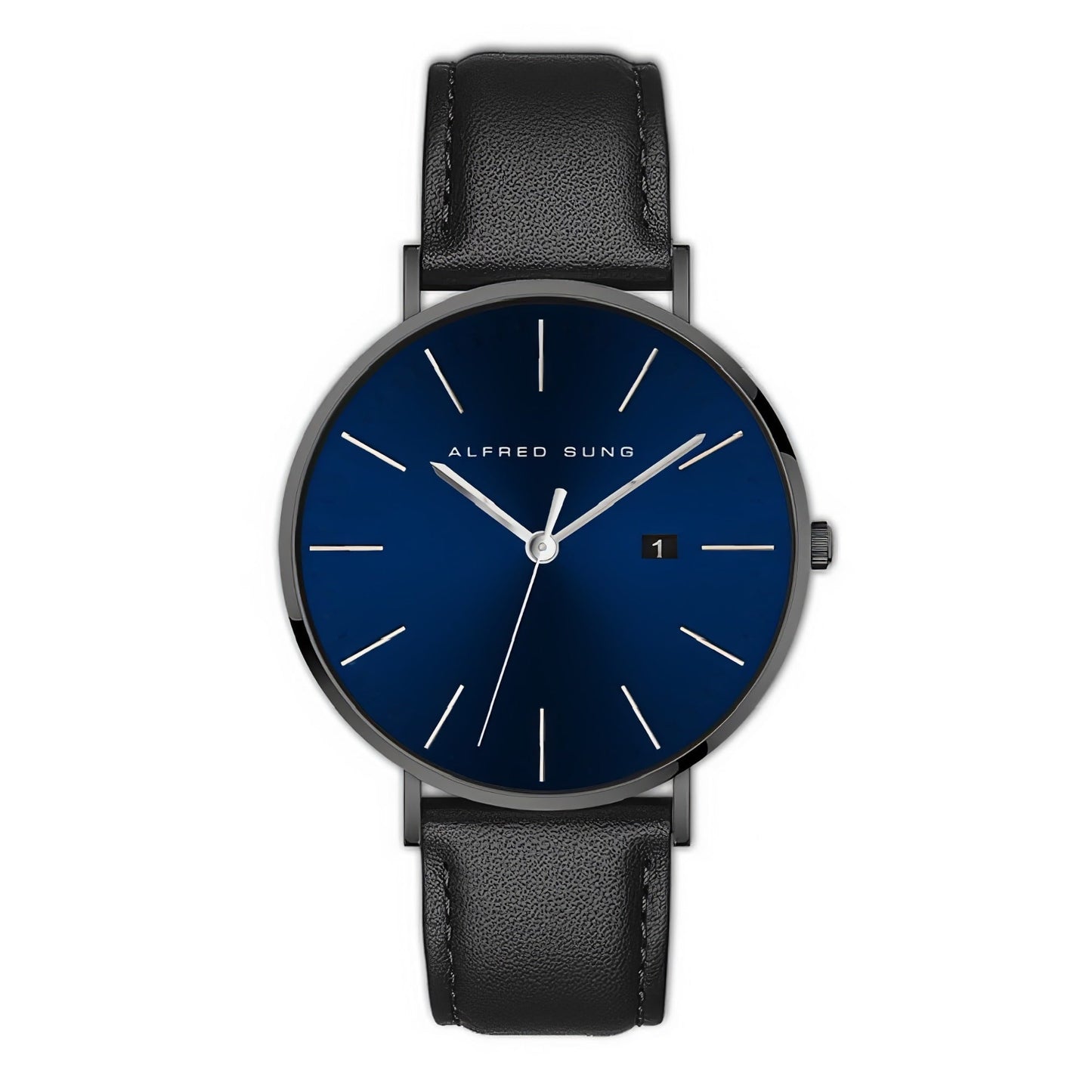 ALFRED SUNG Metropolitan Leather Watch