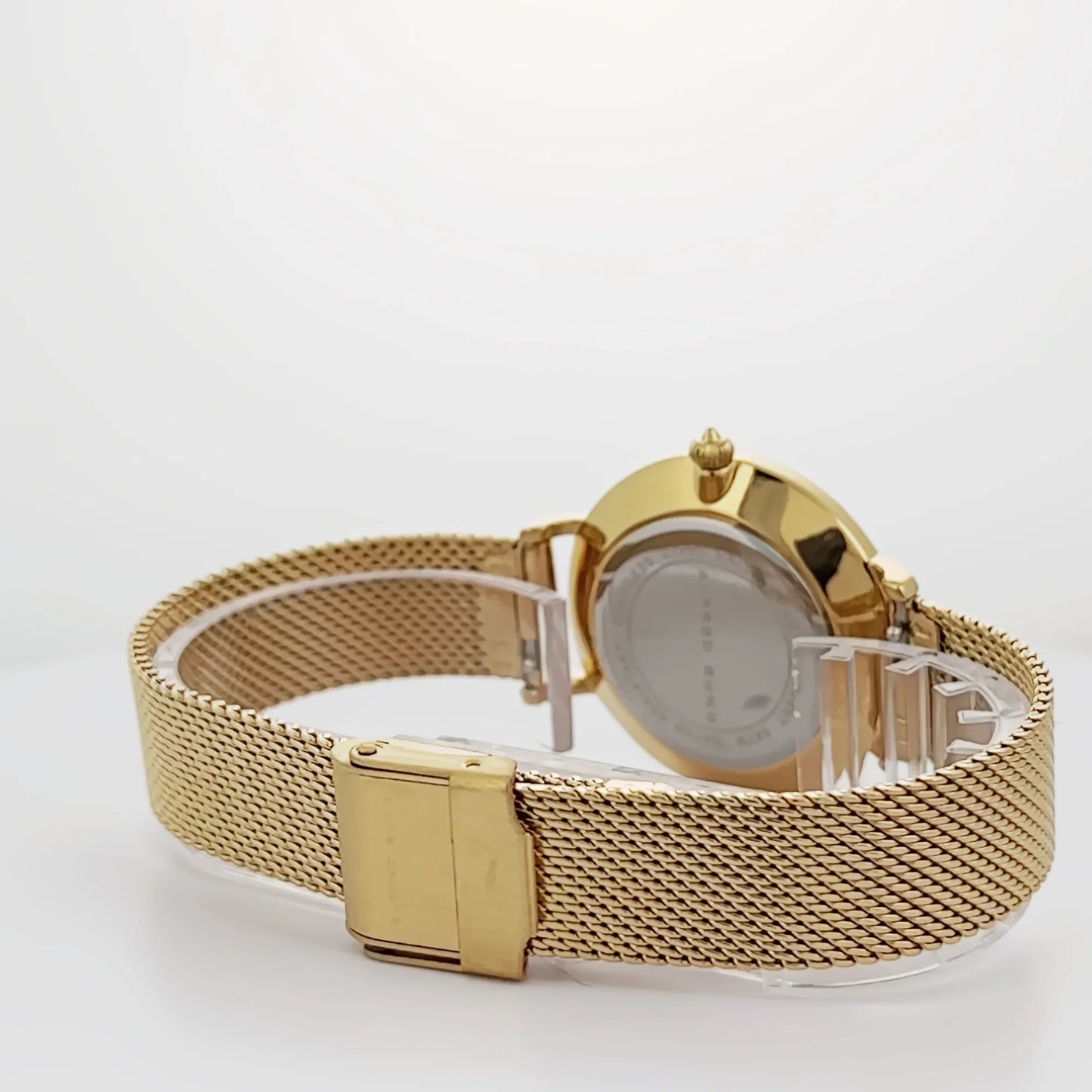 ALFRED SUNG Women's Serenity Watch – Green Dial, Gold Bracelet