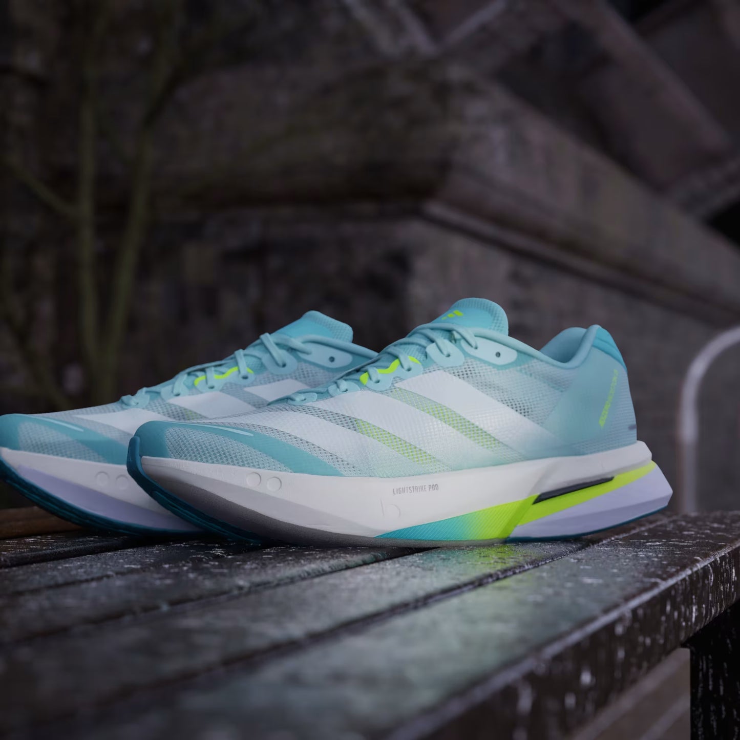 ADIDAS Women's Adizero Boston 13 Running Shoes – Flash Aqua/Metallic