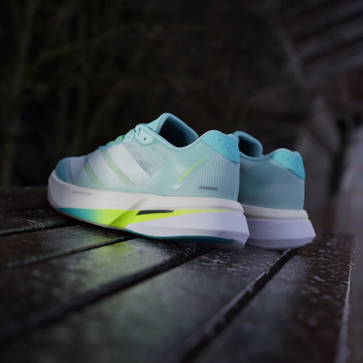 ADIDAS Women's Adizero Boston 13 Running Shoes – Flash Aqua/Metallic