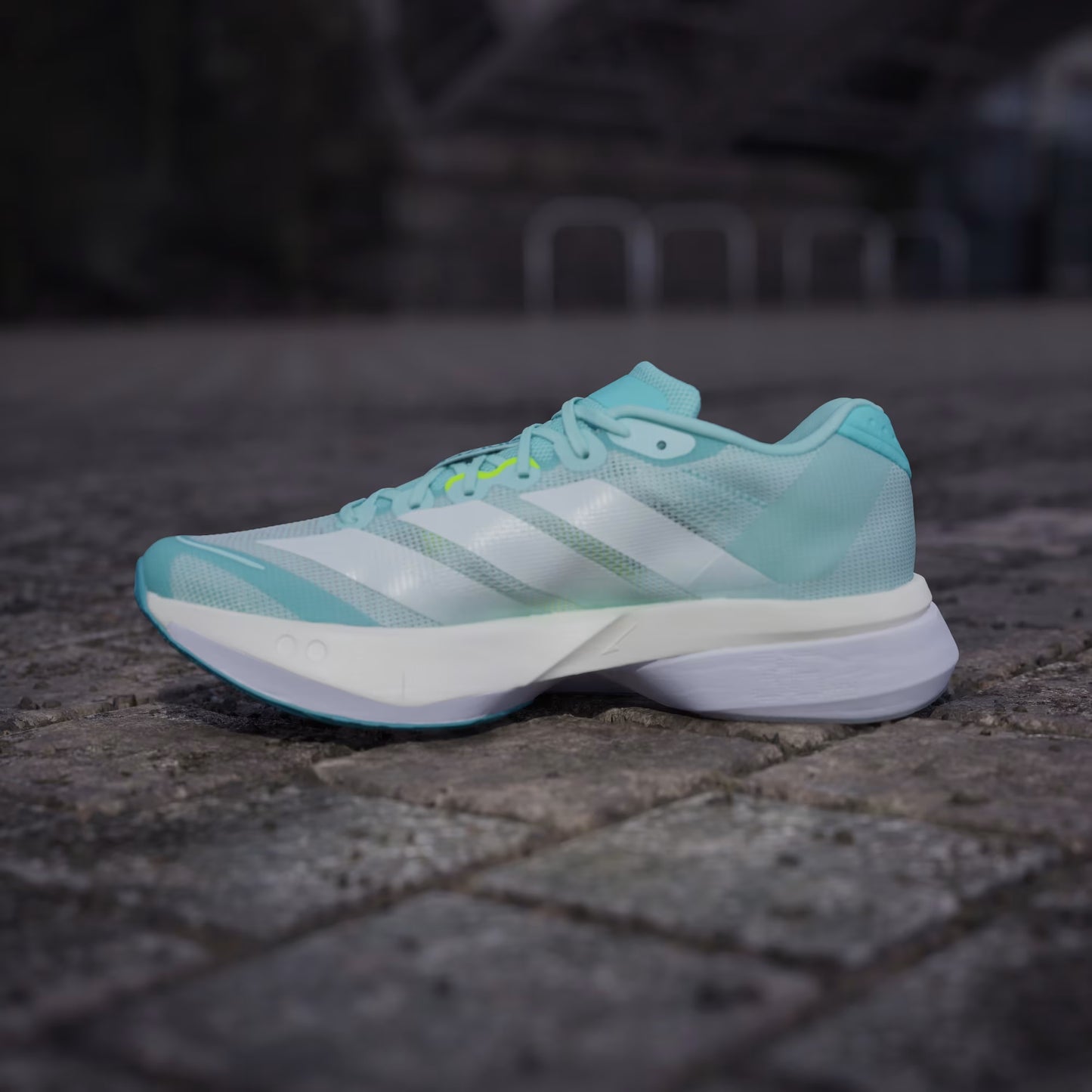ADIDAS Women's Adizero Boston 13 Running Shoes – Flash Aqua/Metallic