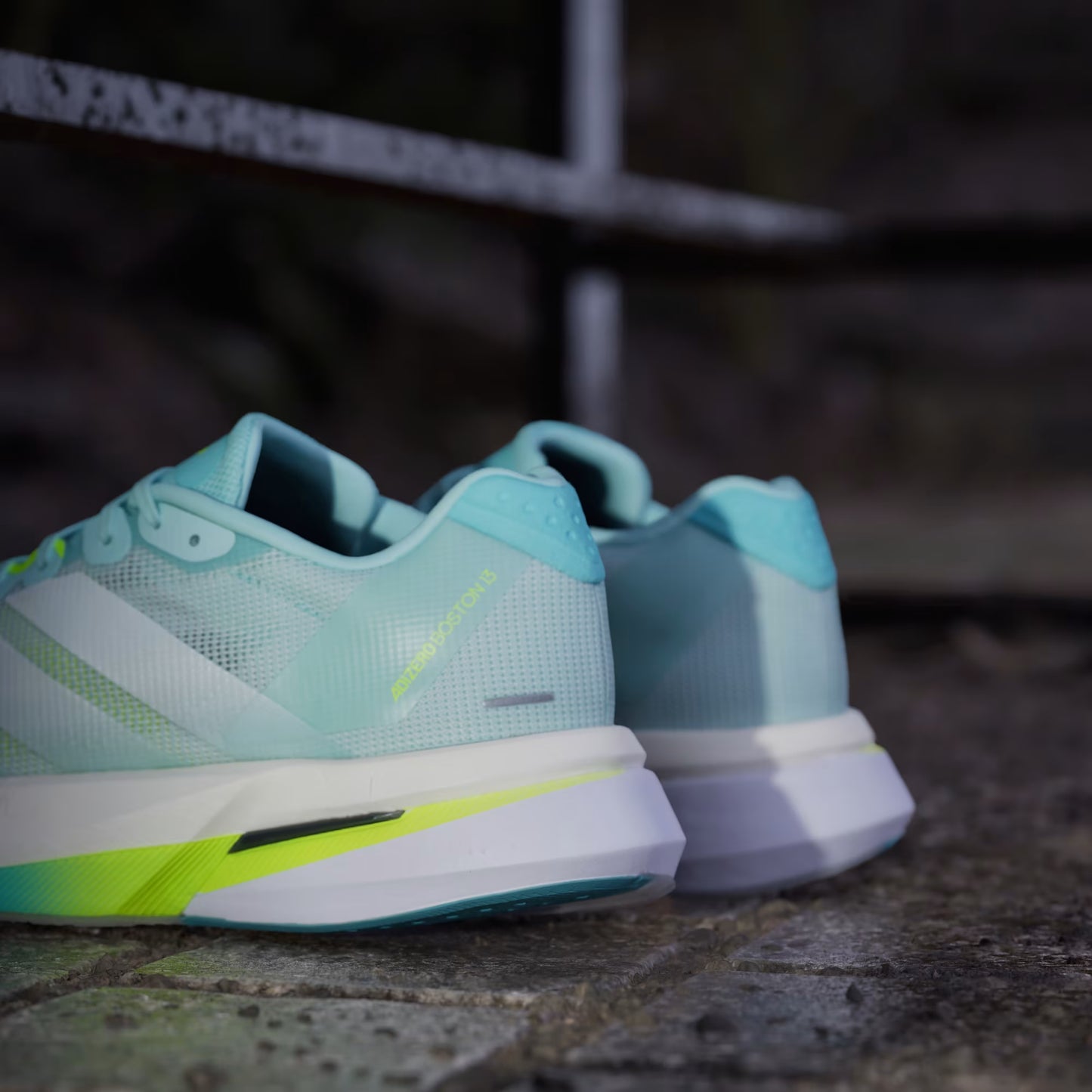 ADIDAS Women's Adizero Boston 13 Running Shoes – Flash Aqua/Metallic