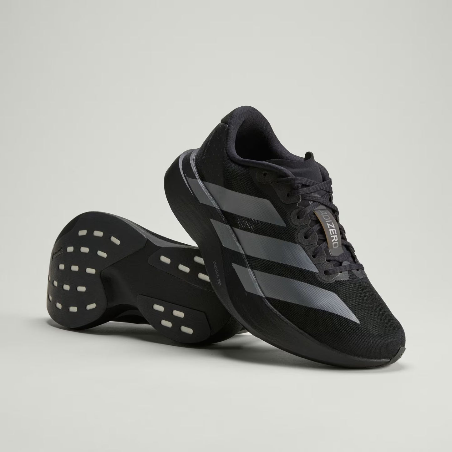 ADIDAS Women's Adizero EVO SL Running Shoes – Black/Iron Metallic