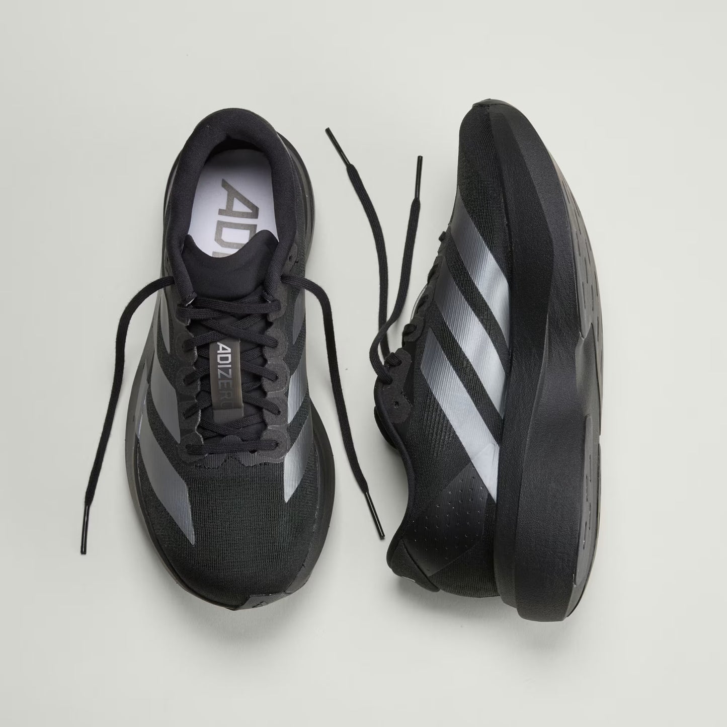 ADIDAS Women's Adizero EVO SL Running Shoes – Black/Iron Metallic