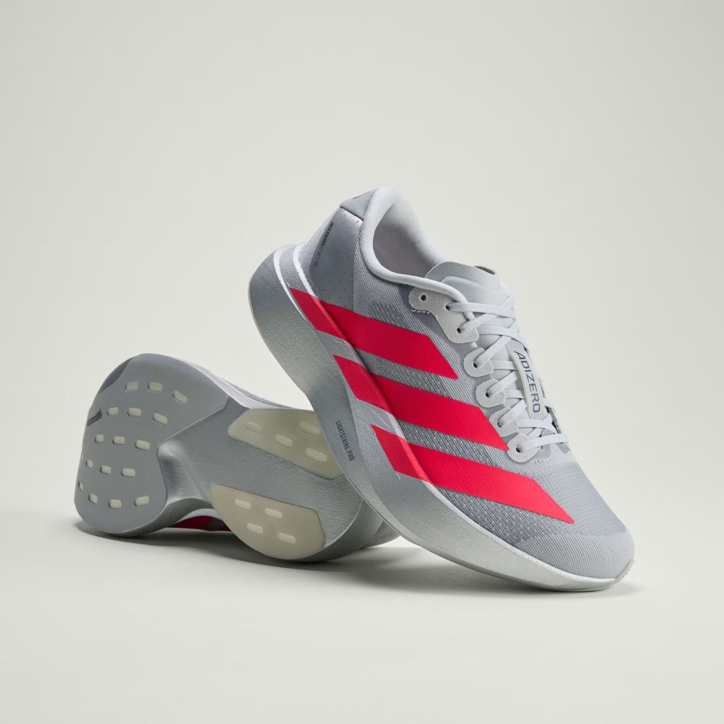 ADIDAS Women's Adizero EVO SL Running Shoes – Silver Metallic/Orange