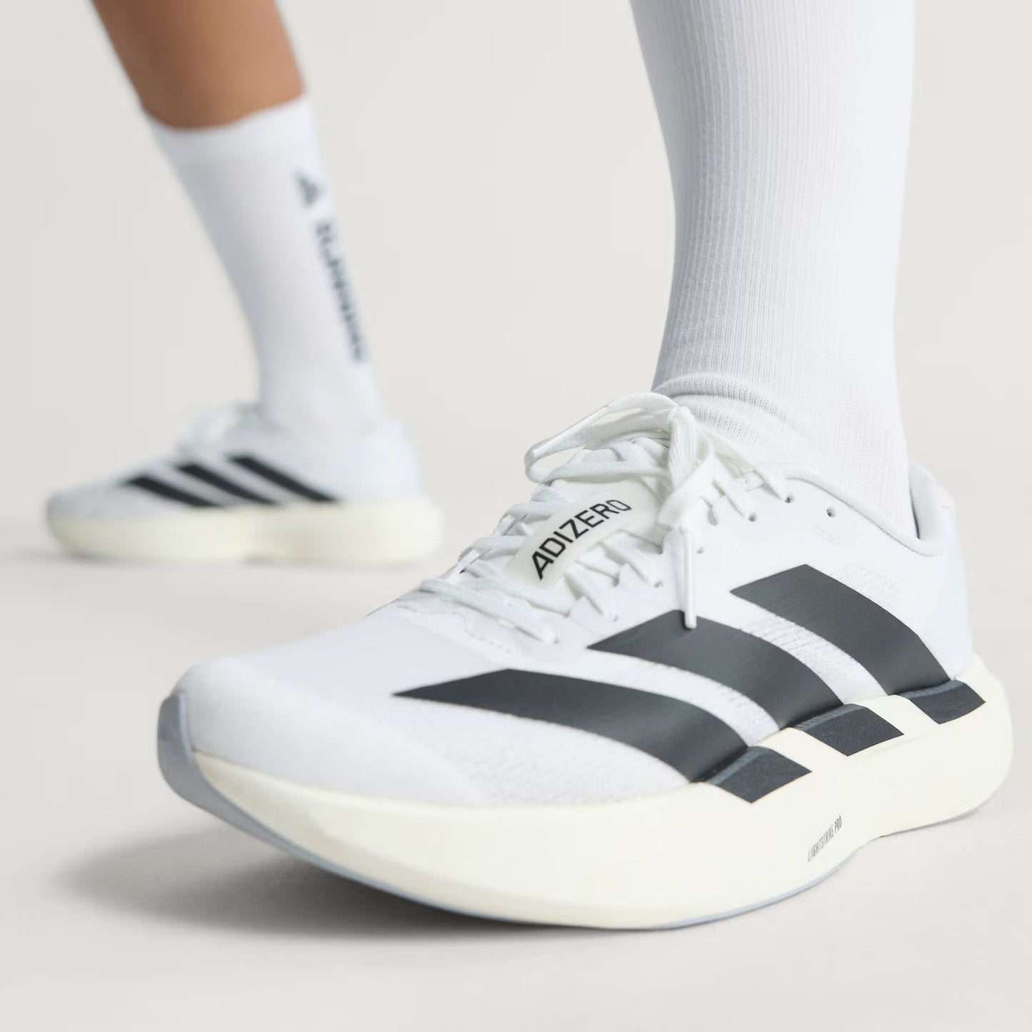 ADIDAS Women's Adizero EVO SL Running Shoes – Off-White/Black