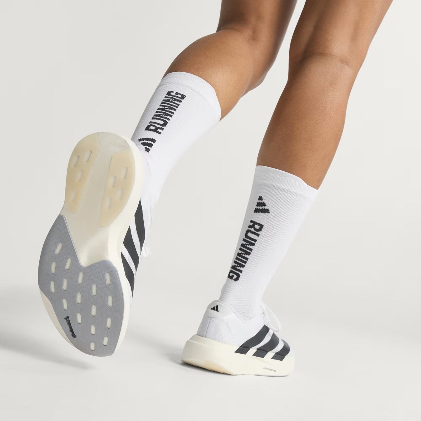 ADIDAS Women's Adizero EVO SL Running Shoes – Off-White/Black