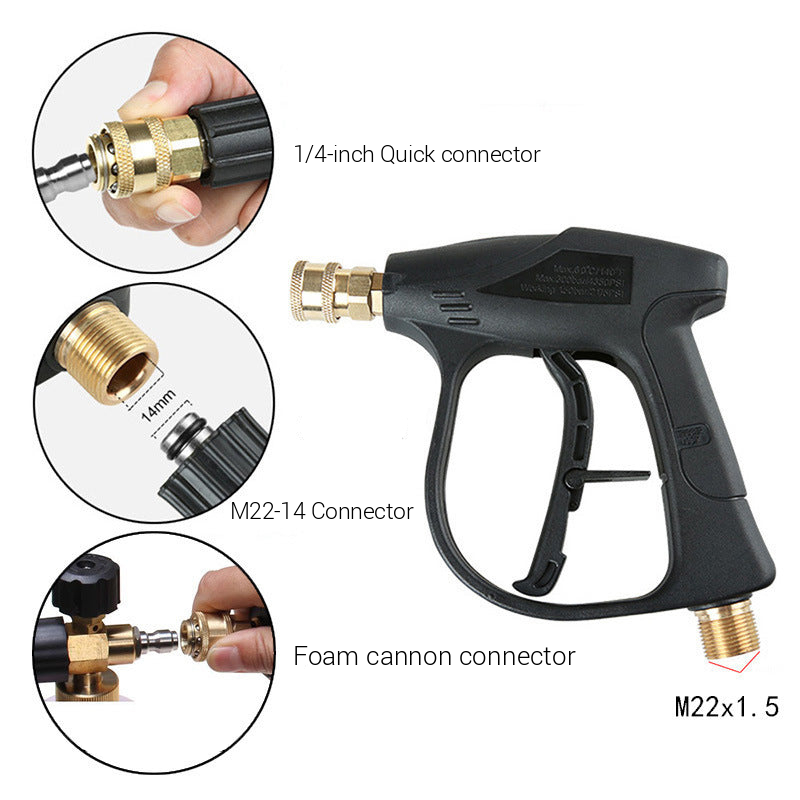 3,000 PSI High-Pressure Washer Gun Kit with Foam Cannon –  1/4-inch Quick Connect