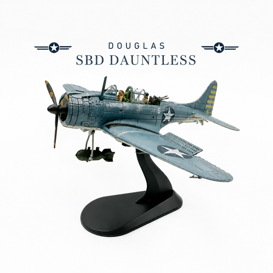 World War II Douglas SBD Dauntless / TBD Devastator Bomber – 1:72 Scale