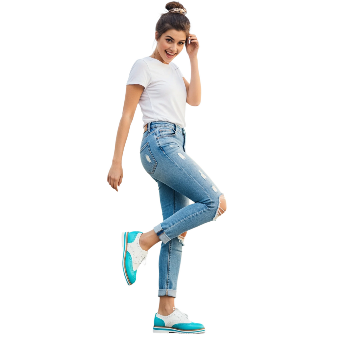 Women's Colorful Oxford Shoes