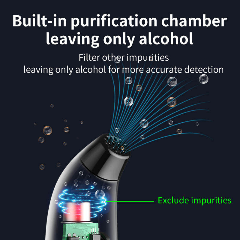 High-Precision Portable Breathalyzer, Alcohol Tester