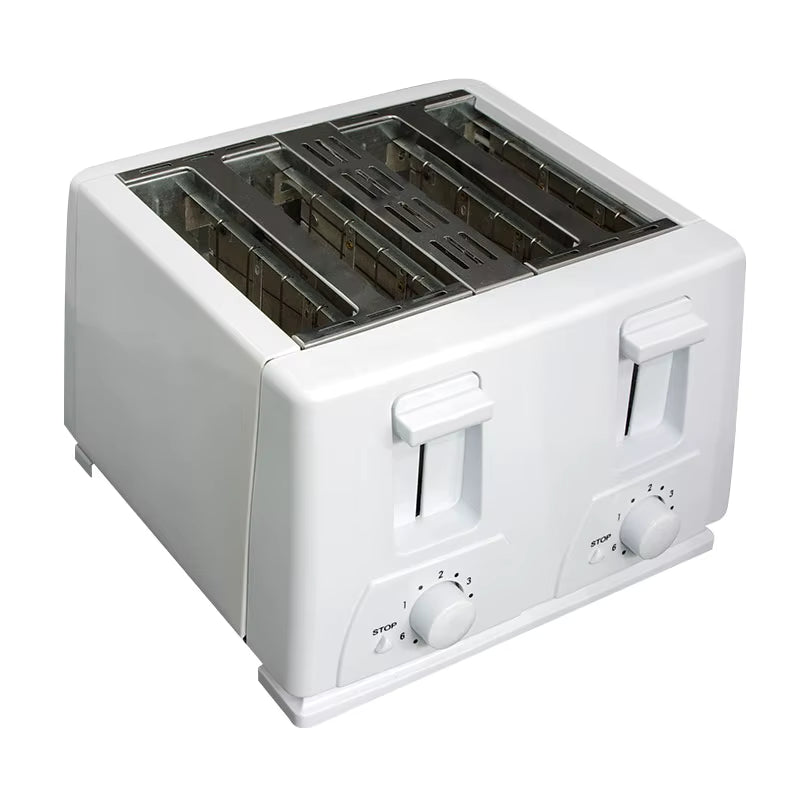 BRENTWOOD 4-Slice Extra-Wide Slot Stainless Steel Toaster