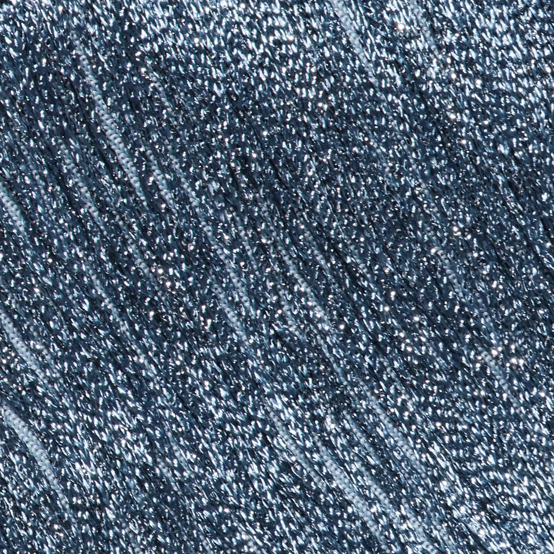 2-Piece Sparkly Tassel Top with Maxi Skirt