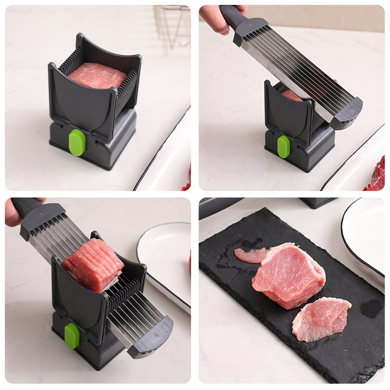 Stainless Steel Fresh Meat Slicer for Meat, Cheese, Vegetable
