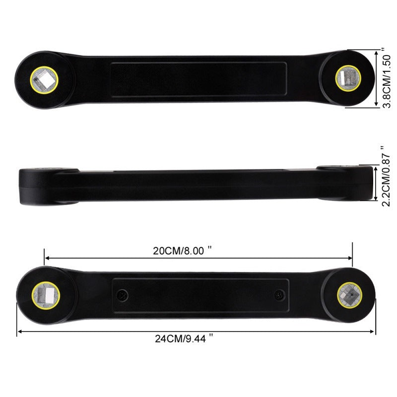 Universal Tight-Reach Extension Wrench – 1/4 and 3/8-inch