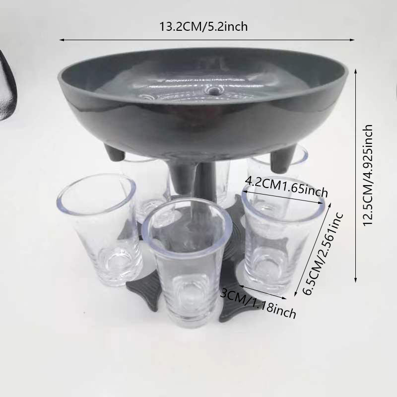 Shot Glass Dispenser And Holder