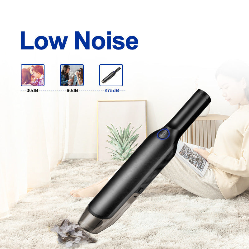 13KPa High-Suction Portable USB Cordless Car Vacuum Cleaner for Dry and Wet Cleaning