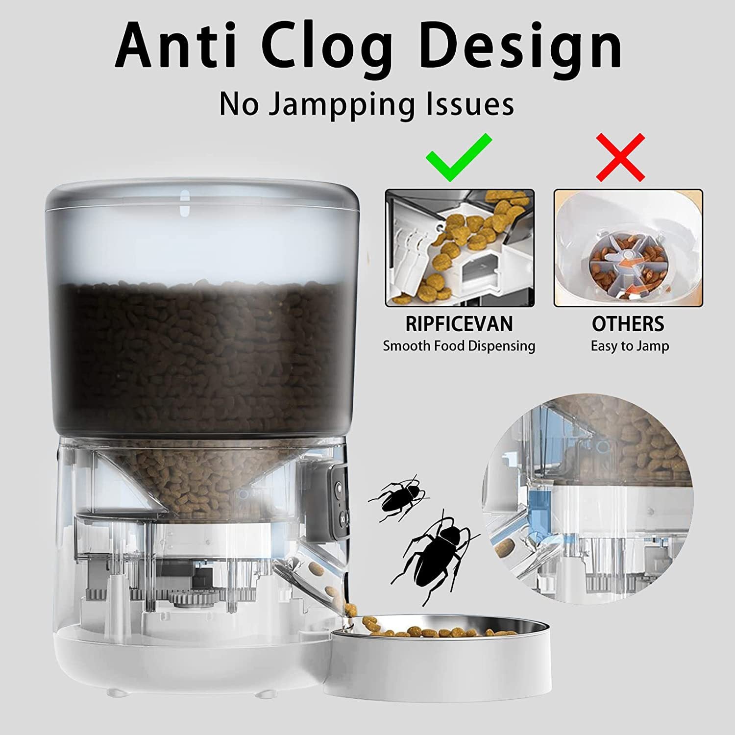 4L Smart Automatic Pet Food Dispenser