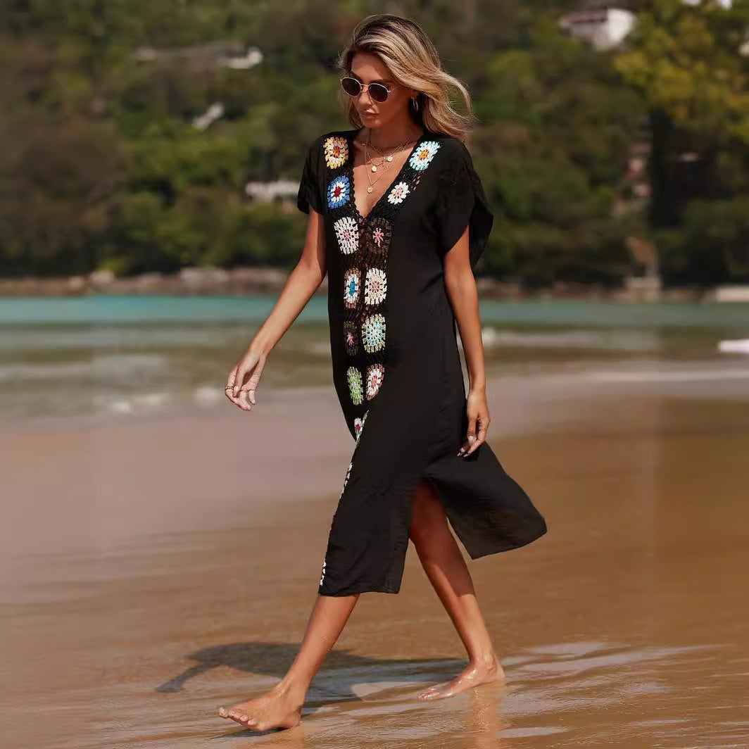 Caftan-Style Boho Beach Cover-Up