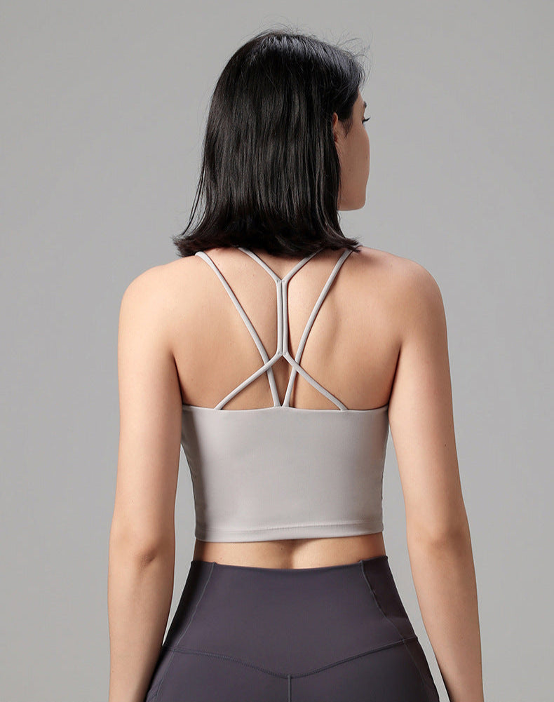 Strappy Sports Bra Top