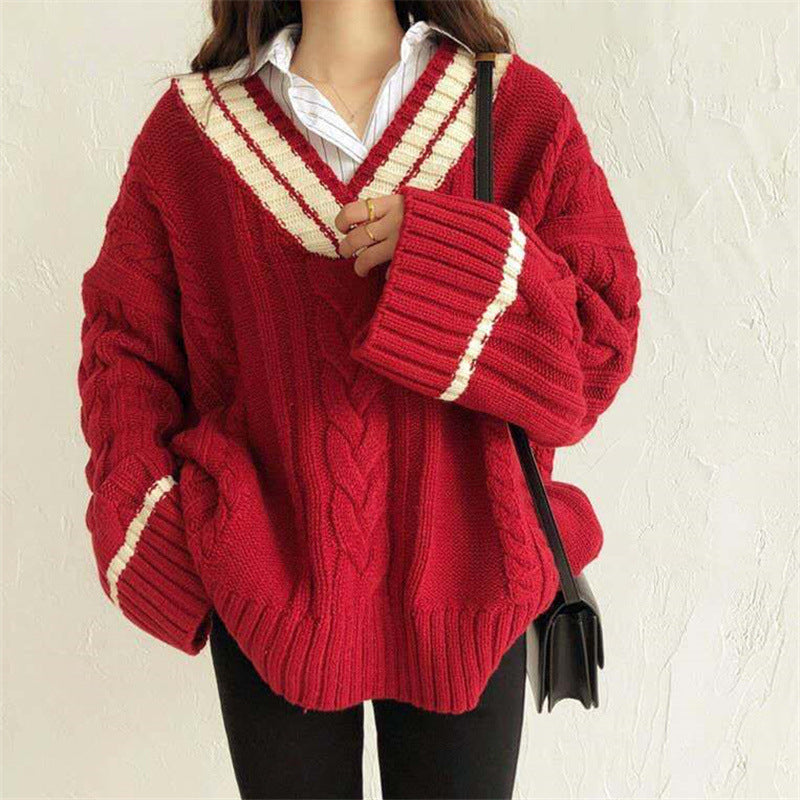 Oversized Cable Knit Sweater