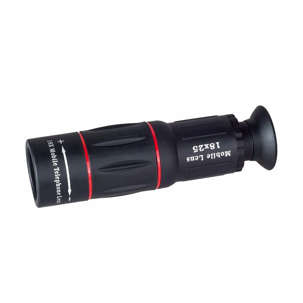Universal 18x Optical Zoom Telephoto Lens Kit, Mobile Phone Telescope