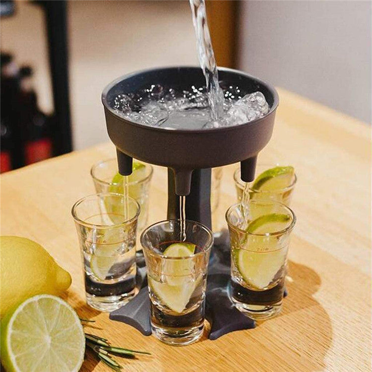 Shot Glass Dispenser And Holder