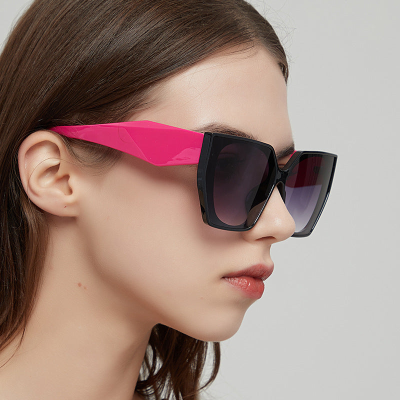 Oversized Square Cat-Eye Sunglasses