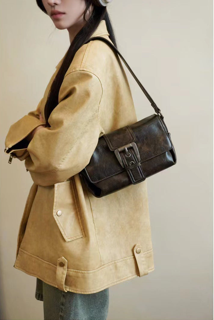 Retro Flap Shoulder Bag